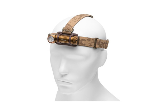 Mactronic - Nabíjecí LED čelovka Sirius H12 - 1200 lm - Kojotí hnědá - AHL0172