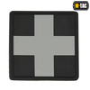 M-Tac - Medic Cross Square 3D PVC nášivka - černá / šedá - 51124211