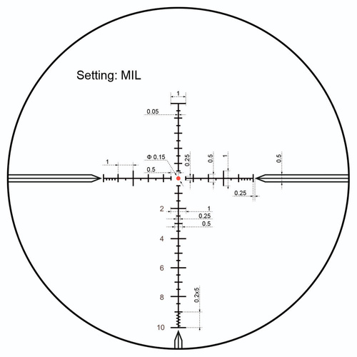 Vector Optics - Taurus 4-24 x 50 - 30 mm - první ohnisková rovina - SCFF-17
