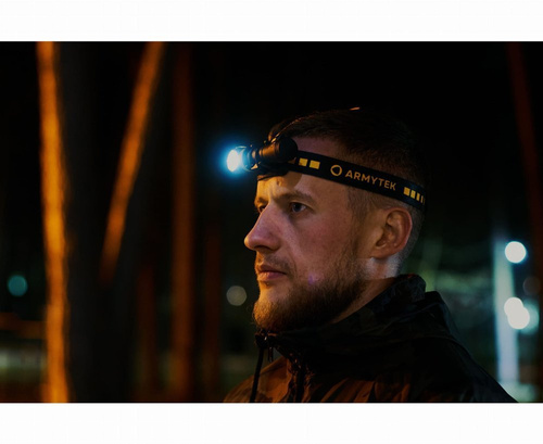 Armytek - Dobíjecí svítilna / čelovka Elf C2 - 1100 lm - studené světlo - F05103C