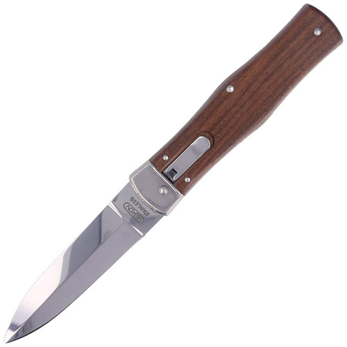 Mikov - Pružinový nůž Predator Rosewood - hnědý - 241-ND-1/N CLIP