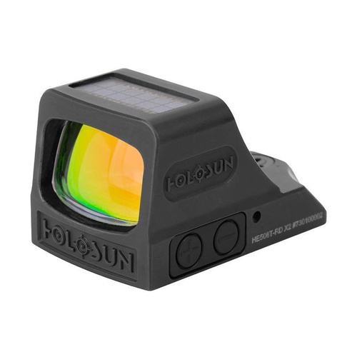 Holosun - HE508T X2 Elite Micro Red Dot - Solární panel / Titan