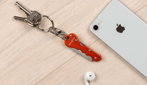 Nite Ize - Nůž s háčkem na klíče DoohicKey - Olive - KMTC-08-R7