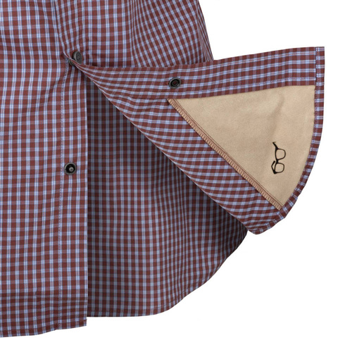 Helikon - Košile pro skryté nošení - Savage Green Checkered - KO-CCC-CB-C1
