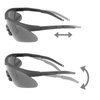 Swiss Eye - Střelecké brýle Raptor Pro - laserové čočky 694/830-860/1064 - černé - zelený zorník - 40481