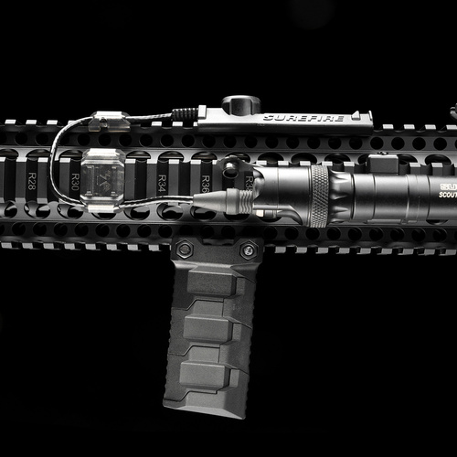Strike Industries - Strike Stacked Angled Grip CMS - Picatinny - Black - SI-AR-CMS-PSAF-BK
