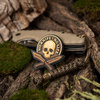 M-Tac - No Knife - No Life 3D PVC nášivka - Coyote - 51128005