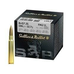 Sellier&Bellot - Puškové střelivo 8x57JS FMJ 196 g / 12,7 g - 50 ks.