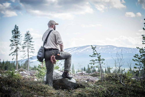 Helikon - Trekingové kalhoty Woodsman® - Taiga Green - SP-WDN-DC-09