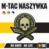 M-Tac - No Knife - No Life 3D PVC náplast - Olive - 51128001