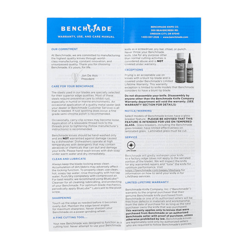 Benchmade - Zavírací Nůž 710-25 Seven - M390 - černá - 710-25