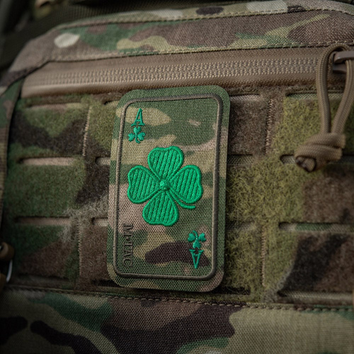 M-Tac - nášivka Lucky Card - Cordura 500D - Clover - MultiCam - 51391008