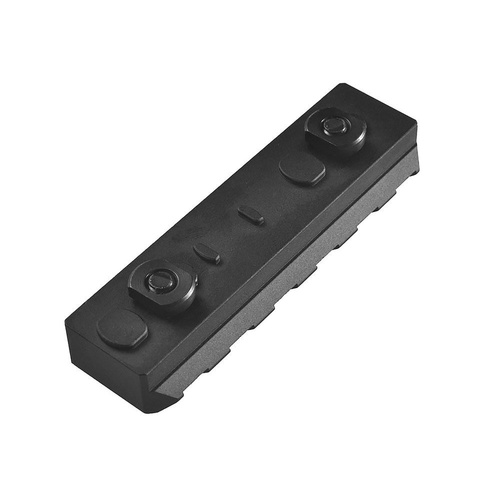 Strike Industries - LINK KeyMod / M-LOK lišta - 6 slotů - černá - LINK-RS-6