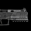 Strike Industries - Štít proti výbuchu pro pistole SMC Alfa/Bravo - Černý - SI-SMC-BS-S