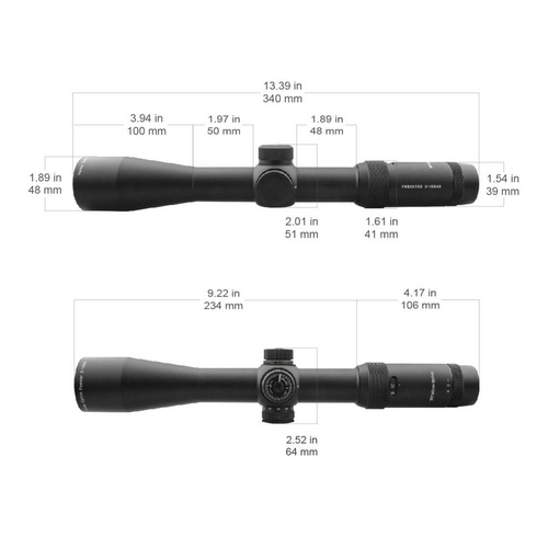 Vector Optics - Puškohled Forester 2-10x40 SFP - černý - SCOM-02