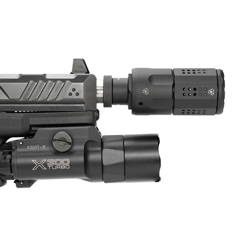 Strike Industries - Kompenzátor pro pistoli ráže 9 mm - Černý - SI-PISTOL-LC-BK