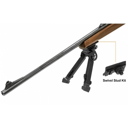 UTG - Gumový pancéřovaný celokovový dvojnožka s montáží Picatinny QD - 6,0"- 8,5" - černá - TL-BP20Q-A
