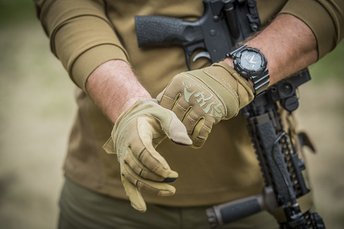 Helikon - Rukavice Range Tactical Gloves Hard® - černá / stínově šedá - RK-RNG-PO-0135A