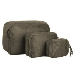 Mil-Tec - Sada 3 síťovaných pouzder - OD Green - 16003801