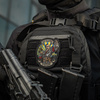 M-Tac - nášivka Zero Tolerance - výšivka - Cordura 500D - žlutá/modrá - 51490002