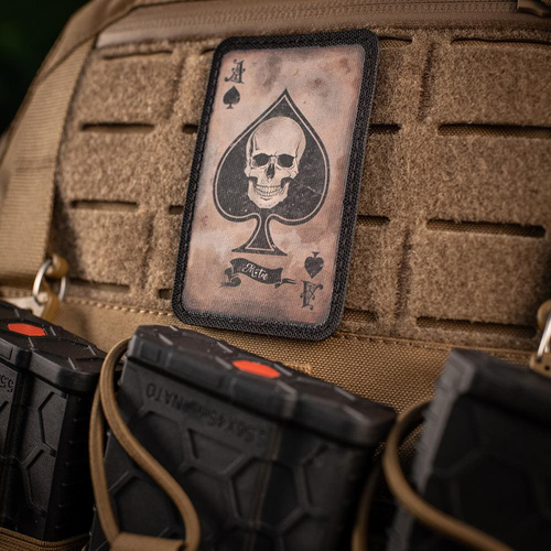 M-Tac - Nášivka Ace of Spades - Morale Patch - Black / Coyote - 51101005