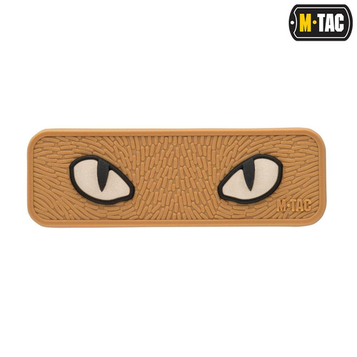 M-Tac - 3D PVC nášivka s kočičíma očima - Coyote - 51114005