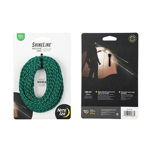 Nite Ize - Reflexní šňůra ShineLine™ - zelená - 15 m - RR-04-50