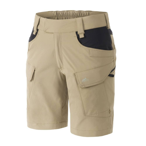 Helikon - Dámské outdoorové taktické kalhoty OTP - 8,5" - černá / khaki - SW-OTS-VL-1301A