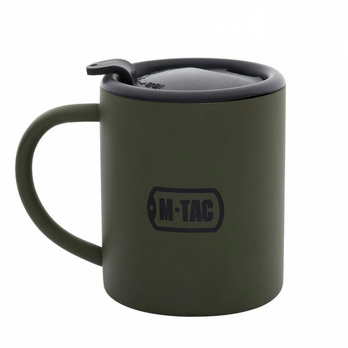 M-Tac - Termohrnek s víčkem - 280 ml - olivový - 60009001