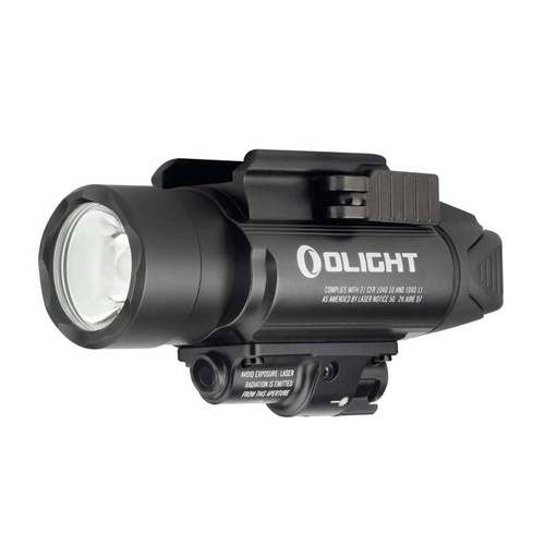 Olight - Světlo na zbraň s laserovým zaměřovačem BALDR Pro - 1350 lumenů - černé