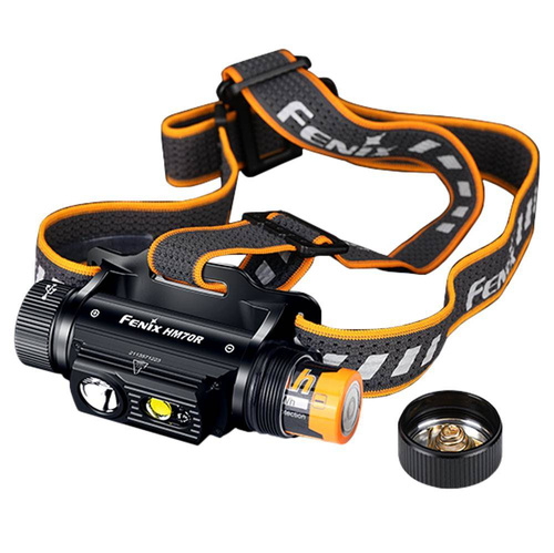 Fenix - Čelovka LED s dobíjecí baterií 5000 mAh - 1600 lumenů - HM70R