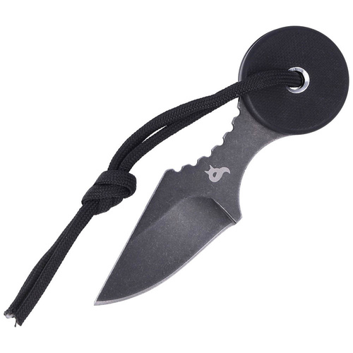BlackFox - Pevný nůž Arrow - s kydexovým pouzdrem - černý - BF-753