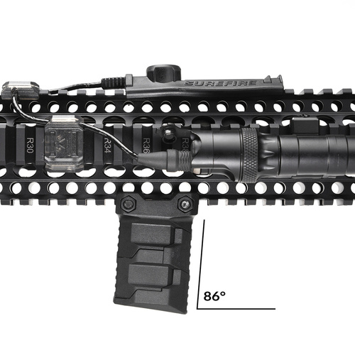 Strike Industries - Strike Stacked Angled Grip CMS - Picatinny - Black - SI-AR-CMS-PSAF-BK