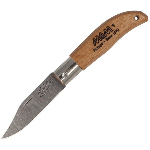 MAM - Zavírací nůž Iberica Mini - Světlé bukové dřevo 45 mm - 2001-LW