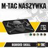 M-Tac - 3D nášivka - Vousatá lebka - černá / šedá - 51113211
