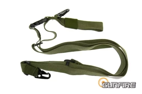 GFC Tactical - Tříbodový opasek pro repliky ASG - olivový - GFT-24-000381.
