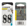 Nite Ize - S-Biner MicroLock - černý - 2 balení - LSBM-01-2R3