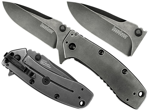 Kershaw - Zavírací nůž Cryo II - celokovový - černý - 1556BW