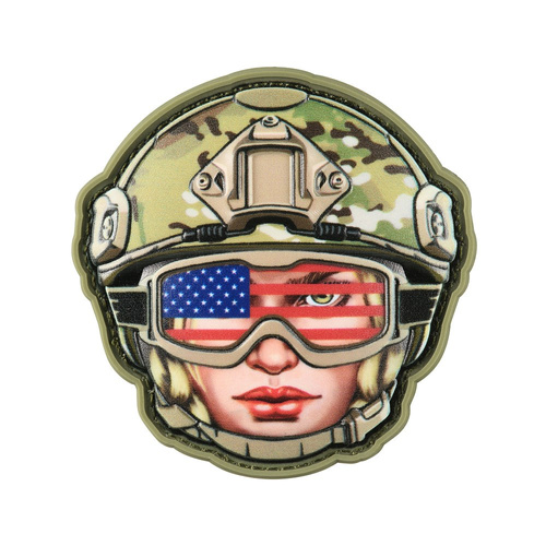 M-Tac - Emoji USA Girl Patch #2 - PVC 3D - Camo - 51354004