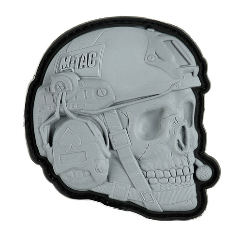 M-Tac - nášivka operátora - 3D PVC - šedá - 51338011