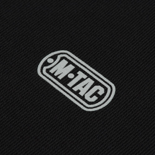 M-Tac - Bavlněná taktická mikina s kapucí Hard Raglan - černá - 51388002