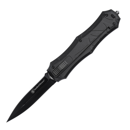 Smith&Wesson - Zavírací nůž s asistovaným otevíráním OTF - AUS-8 - Black - SWOTF9TB
