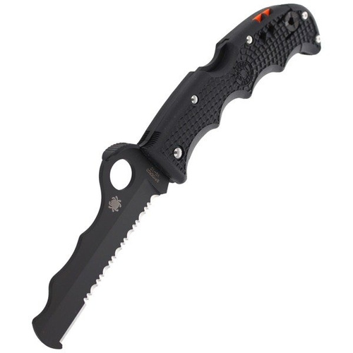 Spyderco - Záchranářský nůž Assist™ FRN Black / Black Blade - C79PSBBK
