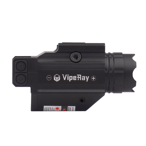 VipeRay - Taktická svítilna s laserem pro pistole Doublecross Compact - Combo - Černá - SCRL-05