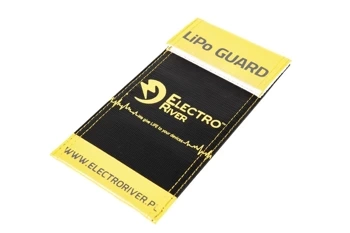 Electro River - Brašna na baterie Li-Po Bag-S - černá / žlutá - ELR-06-024599