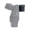Husha - TX100P Pouzdro na náboje Taser - Pro 50 mm opasek - Polymer - Černá - TASH-MD