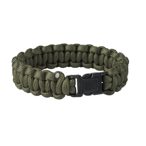 Helikon - Paracord náramek pro přežití - olivově zelený - AC-SBR-NL-02