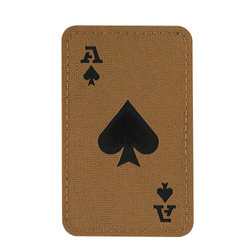 M-Tac - Nášivka Ace of Spades - Cordura 500D - Coyote / Black - 51109502
