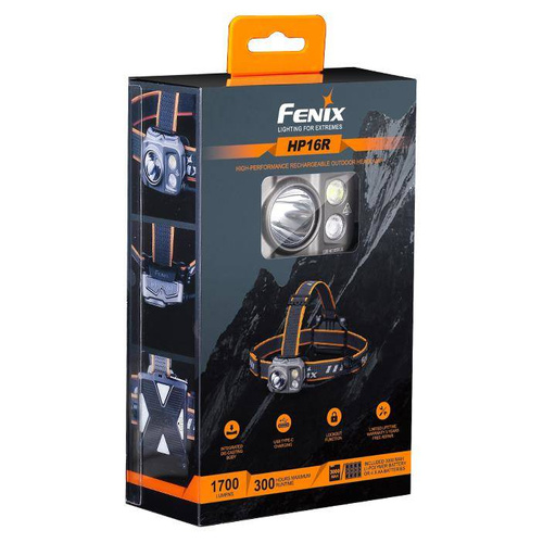 Fenix - LED čelovka 16R s baterií 3000 mAh - 1250 lumenů - HP16R