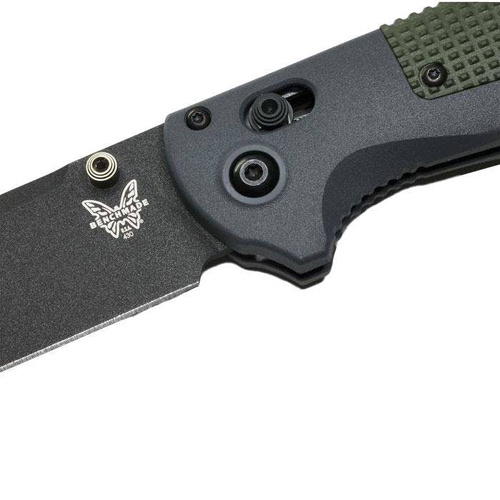 Benchmade - 430BK Zavírací nůž Redoubt - D2 - šedý/zelený - 430BK
